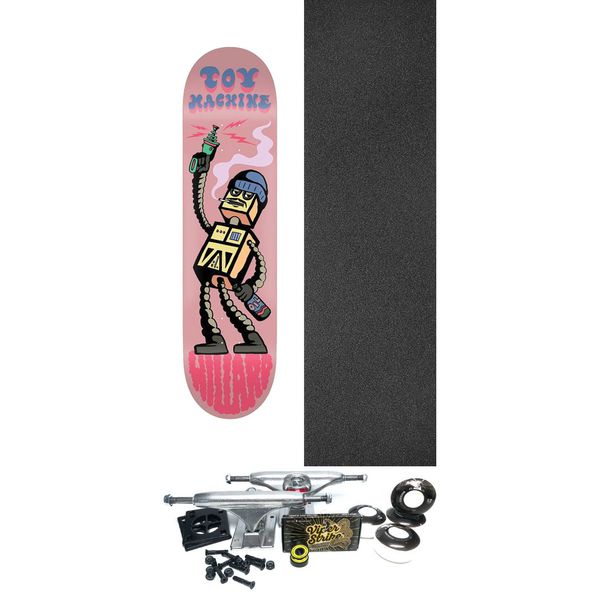 Toy Machine Skateboards Myles Willard Stevie Gee Skateboard Deck - 8.5" x 32.38" - Complete Skateboard Bundle